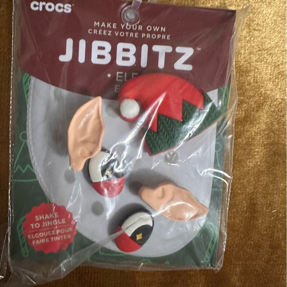 CROCS Jibbitz Elf Accessories - Red, Green, White